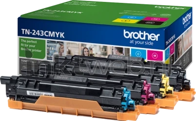 Brother TN-243CMYK zwart en kleur Front box