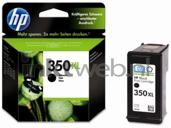 HP 350XL zwart Combined box and product