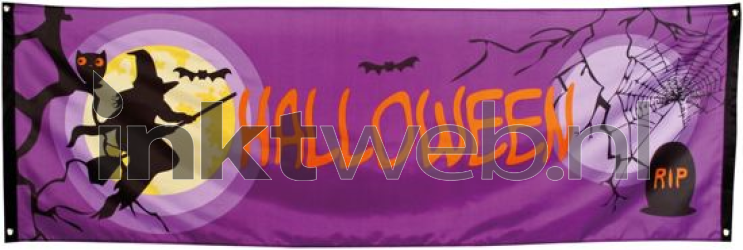 Boland St. Polyester banner Midnight moon Halloween Product only