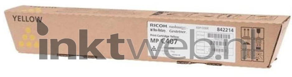 Ricoh MP C407 geel Front box