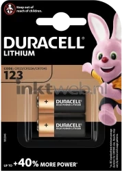 Duracell CR123 duo pack Front box