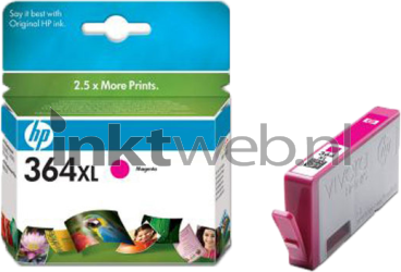 HP 364XL magenta Combined box and product