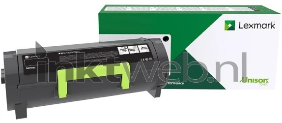 Lexmark 58D2U0E zwart Combined box and product