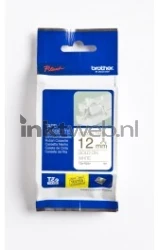 Brother  TZE-R234 goud op wit breedte 12 mm Front box