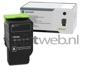 Lexmark C250U10 zwart Combined box and product