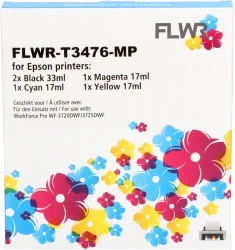 FLWR Epson 34XL Multipack zwart en kleur Front box