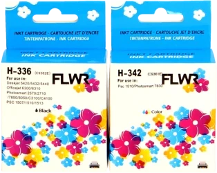 FLWR HP 336/342 Multipack zwart en kleur Front box