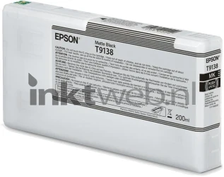 Epson T9138 mat zwart Product only