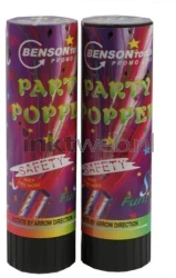 Benson Party popper (2) 16cm. Product only