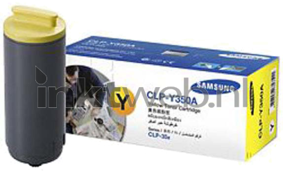 Samsung CLP-Y350A geel Combined box and product