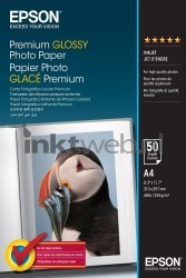 Epson  Glace Premium fotopapier Glans | A4 | 255 gr/m² 50 stuks Front box