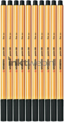 Stabilo point 88 fineliner 10-pack zwart Product only