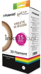 Polaroid 3D pennen 1.75mm PLA-hout assorti kleur Front box