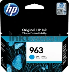 HP 963 cyaan Front box