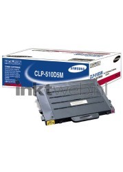 Samsung CLP-510D5M HC magenta Combined box and product