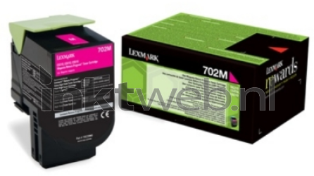 Lexmark 702ME magenta Combined box and product