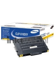 Samsung CLP-510D5Y HC geel Combined box and product