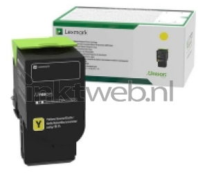 Lexmark C232HY0 geel Combined box and product