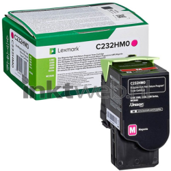 Lexmark C232HM0 magenta Combined box and product