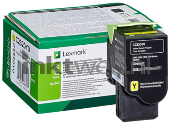 Lexmark C2320Y0 geel Combined box and product