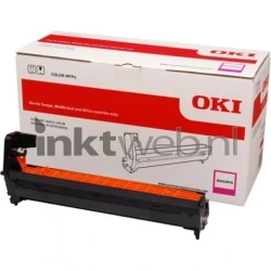 Oki C824 magenta Combined box and product