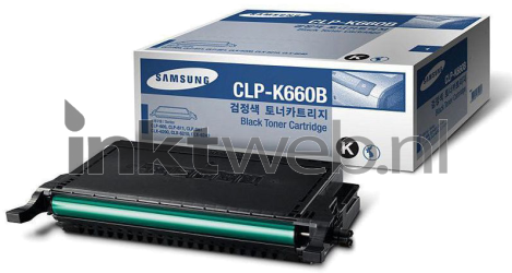 Samsung CLP-K660B HC zwart Combined box and product