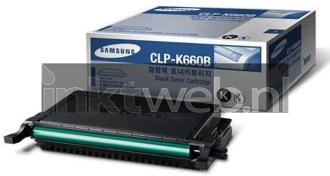 Samsung CLP-K660B HC zwart Combined box and product