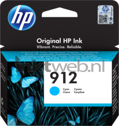 HP 912 cyaan Front box