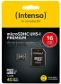 Intenso UHS-I micro SDHC kaart 16GB