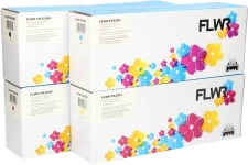 FLWR Brother TN-325 multipack zwart en kleur