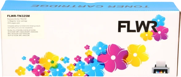 FLWR Brother TN-325 multipack zwart en kleur Front box