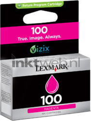 Lexmark 100 magenta Front box