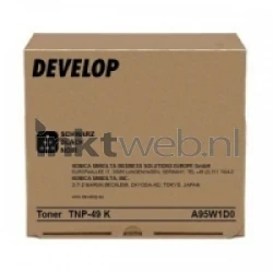 Develop TNP-49K zwart Front box