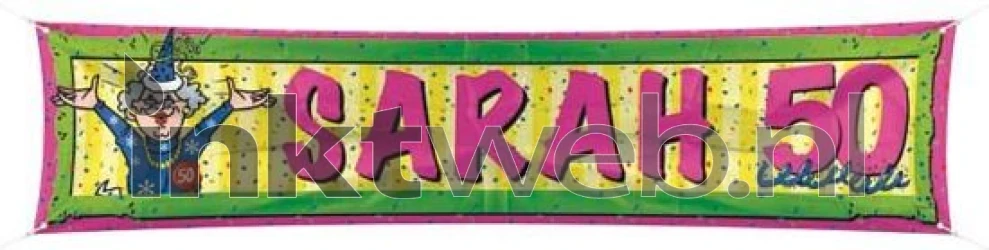 Folat 50 Jaar Sarah Spandoek Stripes, 40x180cm Product only