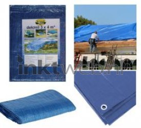 Benson tentgrondzeil/dekzeil 3x4 M blauw Combined box and product