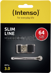 Intenso Slim Line USB-stick 64GB Front box
