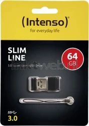 Intenso Slim Line USB-stick 64GB Front box