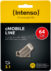 Intenso cMobile Line USB-stick 64GB Front box