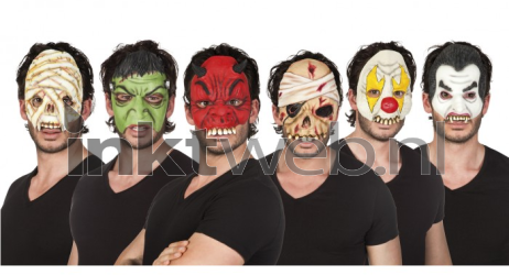 Boland Masker Halloween Latex 6 assorti Diverse