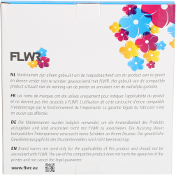 FLWR Epson 603XL Multipack zwart en kleur Back box