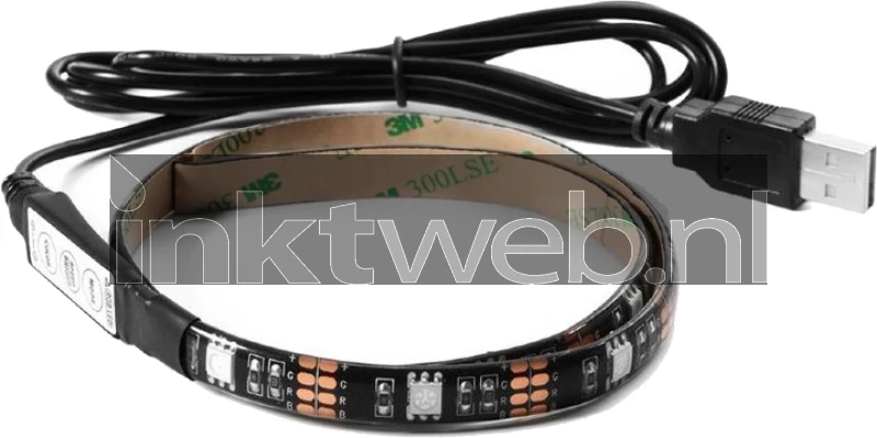 White label USB RGB Ledstrip 30cm. Multikleur (Origineel)