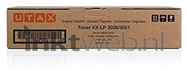 Utax 4403610010 toner zwart Front box