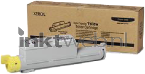 Xerox Phaser 6360 HC geel Combined box and product