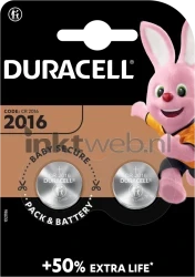 Duracell CR2016 2-pack Front box