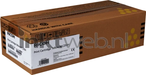 Ricoh 408343 toner geel Front box