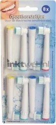 Merkloos Universele Opzetborstels 8 stuks Front box