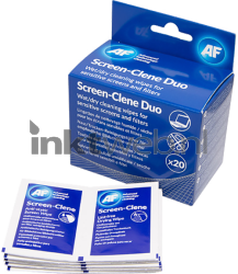 AF Screen-Clean duo 20 stuks Combined box and product