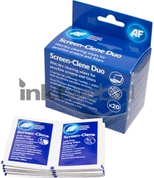 AF Screen-Clean duo 20 stuks Combined box and product