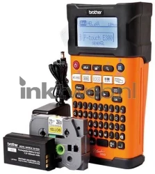 Brother PT-E300VP Industriële labelprinter oranje Product only