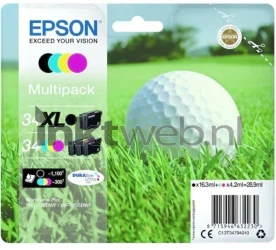 Epson 34XL / 34 zwart en kleur Front box